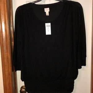 3/4 length sleeve shirt